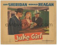 9z435 JUKE GIRL LC 1942 Willard Robertson & another grab sexy bad Ann Sheridan holding lots of cash!