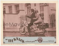 9z452 KNACK & HOW TO GET IT LC #8 1965 Rita Tushingham riding on the back of a cool motorcycle!