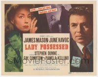 9z467 LADY POSSESSED TC 1951 James Mason, June Havoc, LOVE that fed upon darkness & fear!