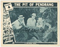 9z503 LOST CITY OF THE JUNGLE chapter 4 LC 1946 Universal serial, men w/ guns, The Pit of Pendrang!