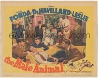 9z523 MALE ANIMAL LC 1942 passed out Henry Fonda with Olivia de Havilland & Hattie McDaniel!