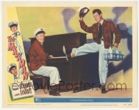 9z555 MILKMAN LC #4 1950 wacky image of dancing Donald O'Connor & Jimmy Durante playing piano!