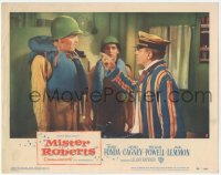 9z562 MISTER ROBERTS LC #8 1955 James Cagney accuses Henry Fonda of not honoring their deal!