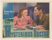 9z584 MYSTERIOUS DOCTOR LC 1943 uniformed Bruce Lester smiles at Eleanor Parker over breakfast!