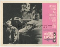 9z598 NIGHT OF THE IGUANA LC #2 1964 Richard Burton, Ava Gardner, Sue Lyon, Deborah Kerr, Huston!