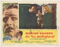 9z616 ON THE WATERFRONT LC 1954 Marlon Brando & Eva Marie Saint by pigeon coop, Elia Kazan!