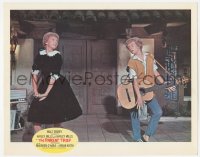 9z638 PARENT TRAP LC 1961 Disney, Hayley Mills as twins, one playing guitar & one dancing!