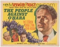 9z644 PEOPLE AGAINST O'HARA TC 1951 Spencer Tracy against sinister forces that prey on youth!