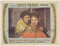 9z680 QUO VADIS LC #2 1951 c/u of Peter Ustinov as Nero & sexy Patricia Laffan as Poppaea!