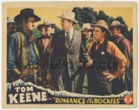 9z714 ROMANCE OF THE ROCKIES LC 1937 puzzled Tom Keene with Earl Dwire & several other men!