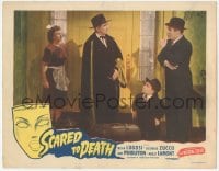 9z732 SCARED TO DEATH LC #2 1947 Angelo Rossitto standing between Bela Lugosi & Nat Pendleton!
