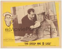 9z755 SHEEP HAS FIVE LEGS LC 1955 Henri Verneuil, Louis de Funes tries to bribe Fernandel with cash!