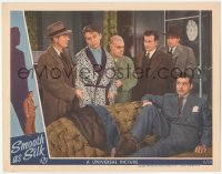 9z776 SMOOTH AS SILK LC 1946 Kent Taylor on couch by John Litel, Milburn Stone & other men!