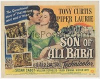 9z788 SON OF ALI BABA TC 1952 sensational stars Tony Curtis & sexy Piper Laurie, Arabian fantasy!