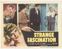 9z814 STRANGE FASCINATION LC 1952 Hugo Haas couldn't leave sexy bad girl Cleo Moore alone!