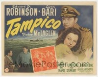 9z841 TAMPICO TC 1944 Edward G. Robinson, Lynn Bari, Victor McLaglen, World War II Navy melodrama!