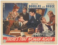 9z855 THERE'S THAT WOMAN AGAIN LC 1939 Melvyn Douglas, Virginia Bruce, Stanley Ridges, Oliver