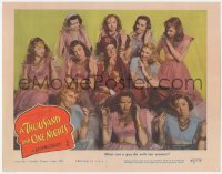 9z864 THOUSAND & ONE NIGHTS LC 1945 what can Phil Silvers do with ten sexy women!
