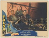 9z899 TULSA LC #5 1949 Susan Hayward, Robert Preston & Pedro Armendariz on Oklahoma oil rig!
