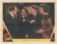9z916 UNHOLY PARTNERS LC 1941 Edward G. Robinson tells Edward Arnold that Marsha Hunt is with him!