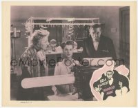 9z932 VOODOO MAN LC R1950s creepy Bela Lugosi with hypnotized Wanda McKay by cool machine in lab!