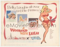 9z946 WEEKEND WITH LULU TC 1961 Hammer English comedy, art of sexy Heidi Erich in the title role!