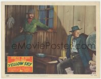 9z987 YELLOW SKY LC #2 1948 Richard Widmark & John Russell wait to ambush Gregory Peck!