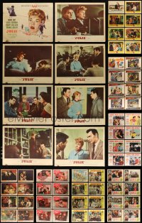 1a290 LOT OF 72 LOBBY CARDS 1940s-1950s complete sets from a variety of different movies!