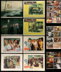 1a309 LOT OF 30 LOBBY CARDS 1950s-1980s incomplete sets from a variety of different movies!