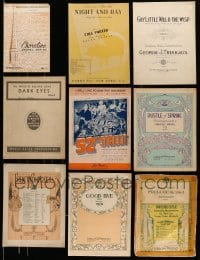 1a165 LOT OF 9 SHEET MUSIC FOR PIANO 1920s-1930s great songs from a variety of different movies!