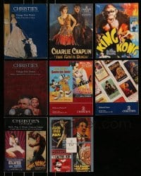 1a009 LOT OF 8 CHRISTIE'S MOVIE POSTER AUCTION CATALOGS 1990-99 filled with great color images!