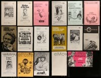 1a371 LOT OF 17 UNCUT UNFOLDED PRESSBOOKS 1960s-1970s advertising for a variety of movies!