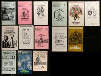 1a373 LOT OF 14 UNCUT UNFOLDED PRESSBOOKS 1960s-1970s advertising for a variety of movies!
