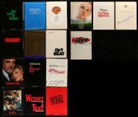 1a041 LOT OF 16 PRESSKITS 1983 - 1991 containing a total of 73 8x10 stills in all!