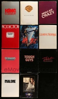 1a047 LOT OF 11 PRESSKITS WITH 7 STILLS EACH 1980s-1990s containing a total of 77 8x10 stills!