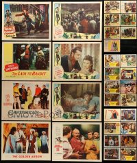 1a308 LOT OF 31 COSTUME ADVENTURE LOBBY CARDS 1940s-1960s scenes from a variety of movies!