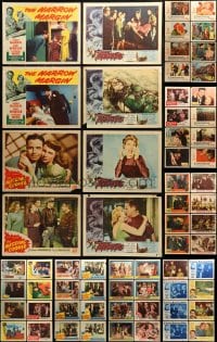 1a287 LOT OF 88 LOBBY CARDS 1950s incomplete sets from a variety of different movies!