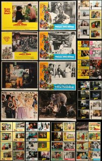 1a288 LOT OF 79 1960S-70S LOBBY CARDS 1960s-1970s incomplete sets from a variety of movies!