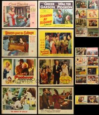 1a314 LOT OF 26 1950S LOBBY CARDS 1950s great scenes from a variety of different movies!