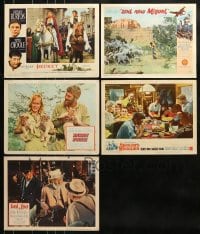 1a353 LOT OF 5 LOBBY CARDS 1960s great scenes from a variety of different movies!