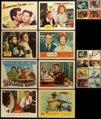 1a318 LOT OF 20 PORTRAIT 1940S-60S LOBBY CARDS 1940s-1960s great scenes from a variety of movies!