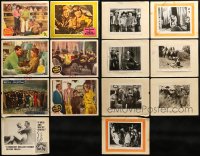 1a347 LOT OF 7 LOBBY CARDS WITH 8X10 STILLS ON BACKS 1950s-1960s scenes from a variety of movies!