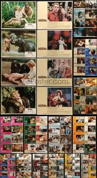 1a274 LOT OF 149 LOBBY CARDS 1960s-1980s complete & incomplete sets from a variety of movies!
