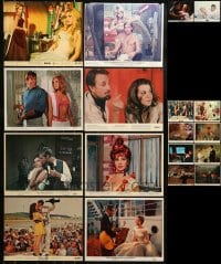 1a425 LOT OF 18 COLOR 8X10 STILLS AND MINI LOBBY CARDS 1960s-1970s great movie scenes!