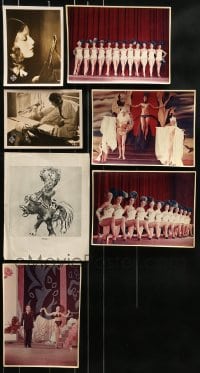 1a530 LOT OF 7 MISCELLANEOUS ITEMS 1930s-1950s great photos of sexy showgirls & more!