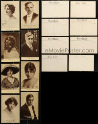 1a504 LOT OF 8 POSTCARDS OF SILENT FILM STARS 1912-1915 Pearl White, Rosemary Theby & more!