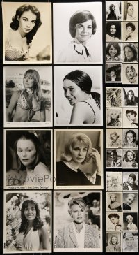 1a402 LOT OF 32 8X10 STILLS OF SEXY ACTRESSES 1950s-1970s beautiful head & shoulders portraits!
