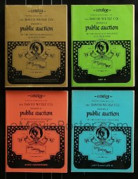 1a001 LOT OF 4 MGM AUCTION CATALOGS 1970 countless treasures acquired from the studio!