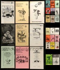 1a360 LOT OF 29 CUT PRESSBOOKS 1970s advertising for a variety of different movies!