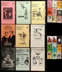 1a364 LOT OF 27 CUT PRESSBOOKS 1970s advertising for a variety of different movies!